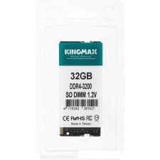 Оперативная память Kingmax 32ГБ DDR4 SODIMM 3200 МГц KM-SD4-3200-32GS