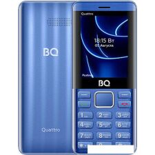 Кнопочный телефон BQ BQ-2453 Quattro (синий)