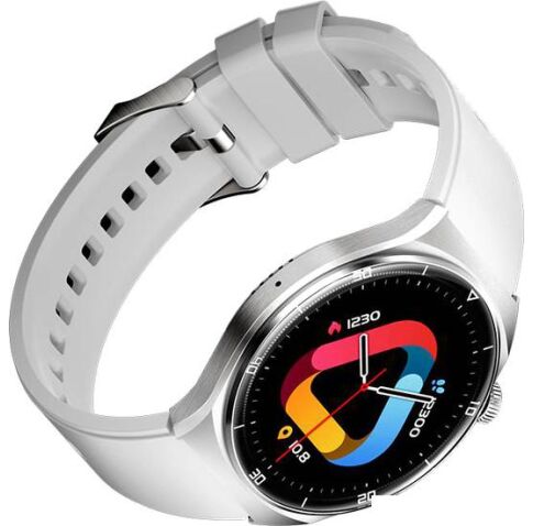 Умные часы QCY GT 2 (серебристый/белый)
