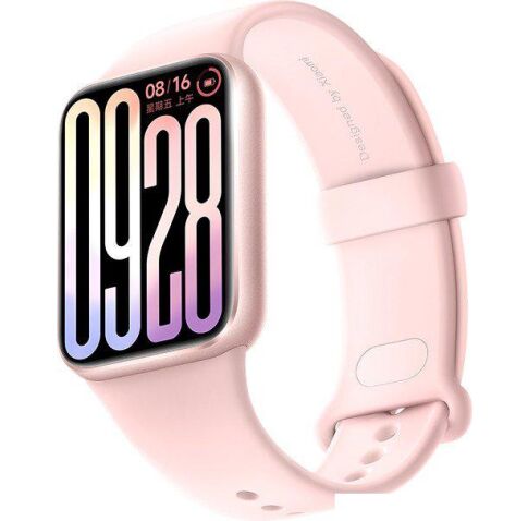 Фитнес-браслет Xiaomi Smart Band 9 Pro M2401B1 (розовый, с розовым силиконовым ремешком, международная версия)