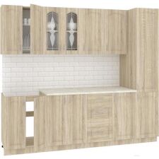Кухня Кортекс-мебель Корнелия Ретро 2.4м (дуб сонома/марсель)