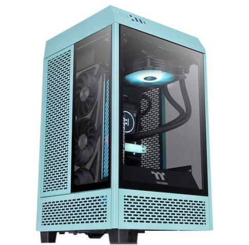 Корпус Thermaltake The Tower 100 Mini Turquoise CA-1R3-00SBWN-00