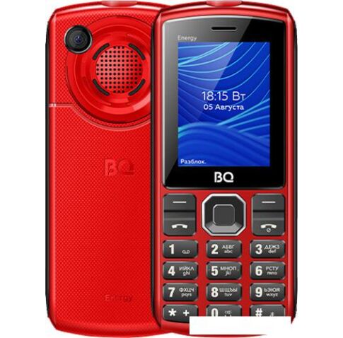 Кнопочный телефон BQ-Mobile BQ-2452 Energy (красный)