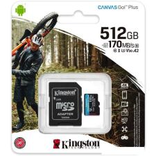 Карта памяти Kingston Canvas Go! Plus microSDXC 512GB (с адаптером)