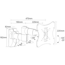 Кронштейн Maclean MC-503A B (черный)