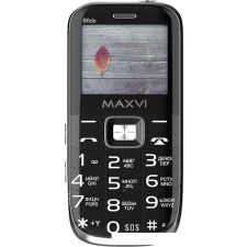 Кнопочный телефон Maxvi B6ds (черный)