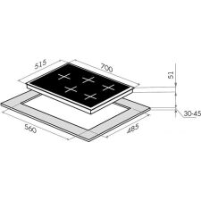 Варочная панель MAUNFELD EGHS.75.33CS/G