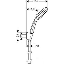 Душевой гарнитур Hansgrohe Croma 100 Vario/Porter'S (27594000)