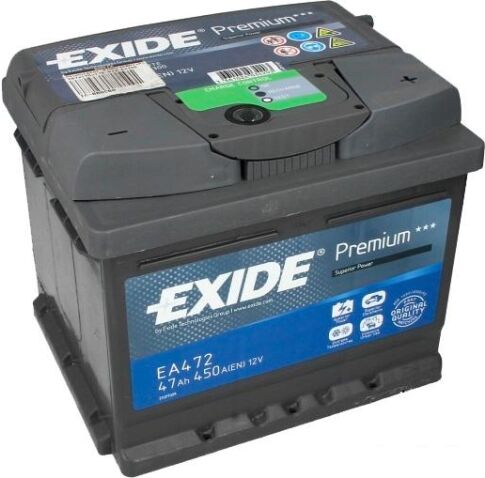 Автомобильный аккумулятор Exide Premium EA472 (47 А/ч)