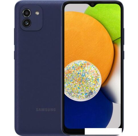 Смартфон Samsung Galaxy A03 SM-A035F/DS 32GB (синий)