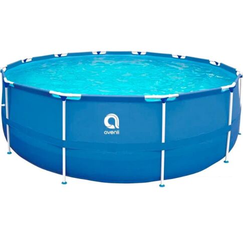 Каркасный бассейн Jilong SteelSuper Round Pools JL17798EU с насосом (300x76, синий)
