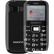 Кнопочный телефон Maxvi B6ds (черный)