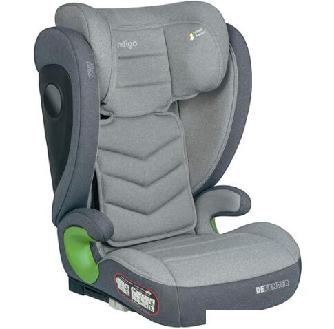 Детское автокресло Indigo Defender I-Size Isofix (светло-серый)