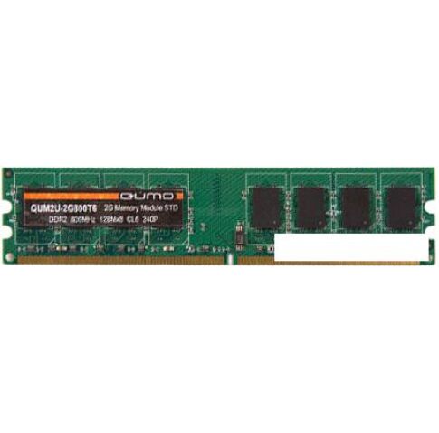 Оперативная память QUMO 2GB DDR2 PC2-6400 (QUM2U-2G800T6)