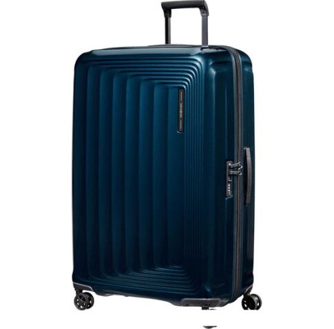 Чемодан-спиннер Samsonite Nuon Metallic Dark Blue 81 см