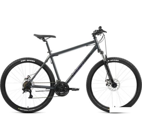 Велосипед Forward Sporting 27.5 2.2 D р.19 2022 (темно-серый/черный)