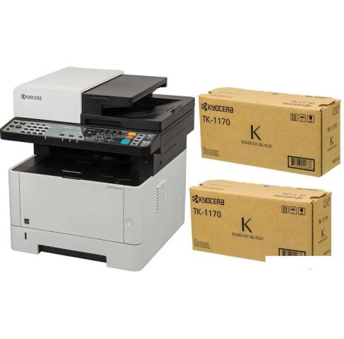 МФУ Kyocera Mita ECOSYS M2040dn + 2 дополнительных картриджа TK-1170)