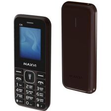 Кнопочный телефон Maxvi C30 (коричневый)