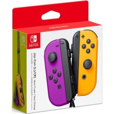 Геймпад Nintendo Joy-Con (неоновый фиолетовый/неоновый оранжевый)